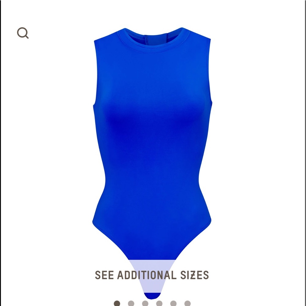 SKIMS SWIM SLEEVELESS ONE PIECE SWIMSUIT - BRAND NEW - Color COBALT- SIZE 2x